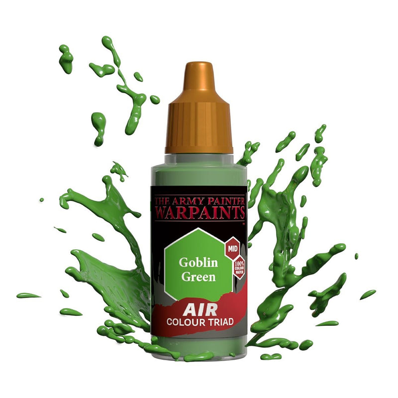 Army Painter - Warpaints Air: Acrylic Air Goblin Green (18ml)