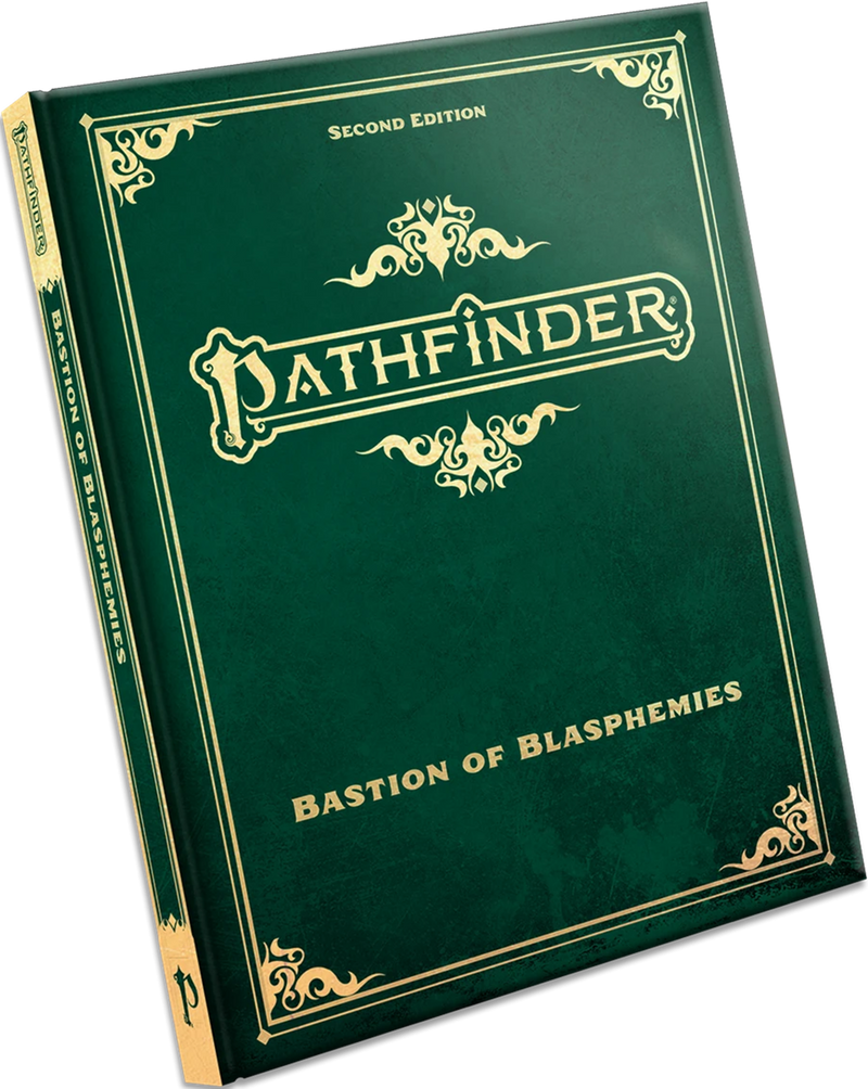 Pathfinder 2e Remaster Bastion of Blasphemies Adventure Path Special Edition Hardcover (Anglais)