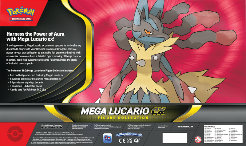 Pokemon Mega Lucario EX Figure Collection (Anglais) 