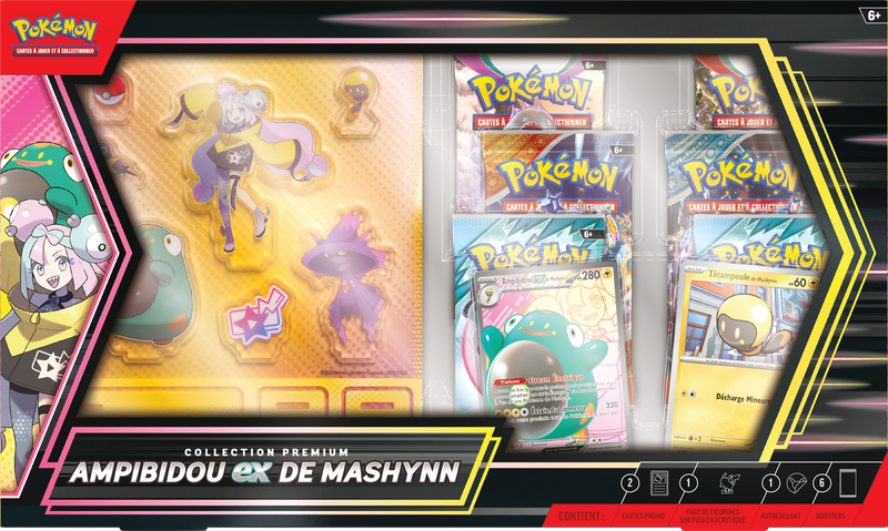 Pokemon Coffret Ampibidou ex de Mashynn Collection Premium (FR)