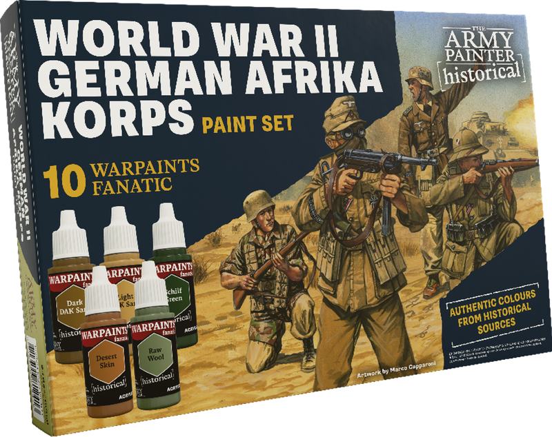 Army Painter : Peintures Historiques Pour l'Afrika Korps Allemand De La Seconde Guerre Mondiale (Précommande) (18/07/2026)