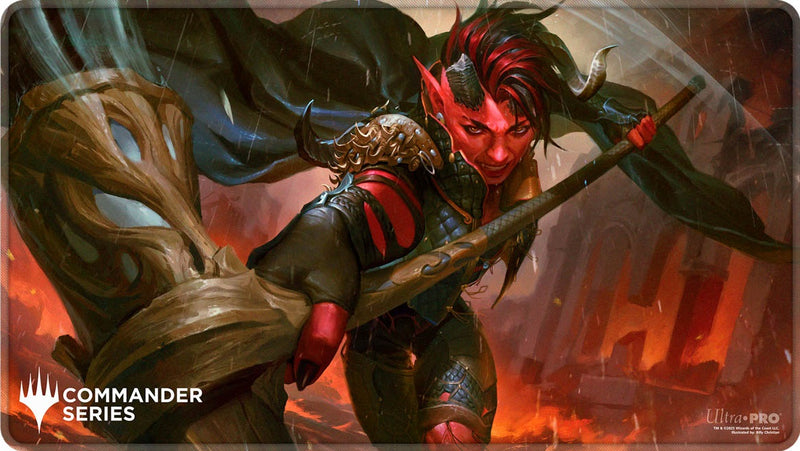 UP Playmat MTG Commander Series Karlach Stitched