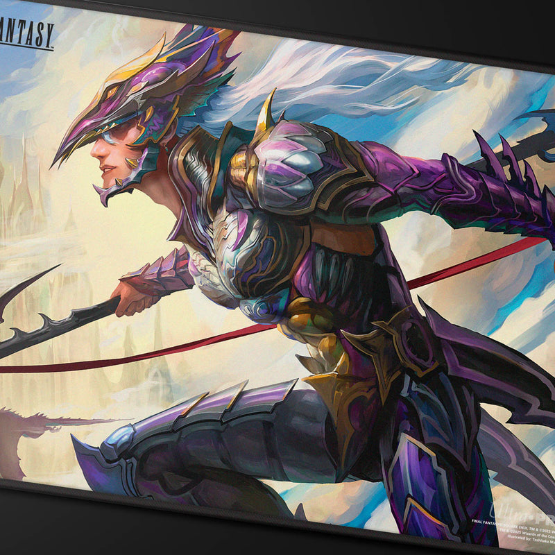 UP Playmat MTG Universes Beyond Final Fantasy Black Stitched Premium X