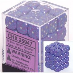 Chessex: Speckled 36D6 Silver Tetra 12mm