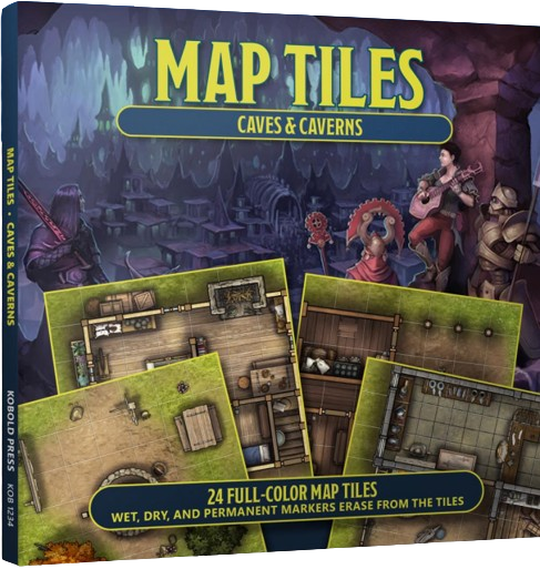 Map Tiles: Caves & Caverns