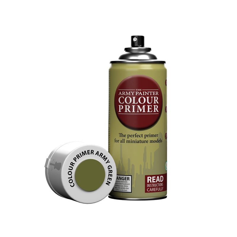 Army Painter: Colour Primer: Army Green (400ml) (Cannot be shipped)