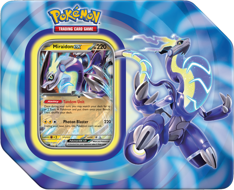 Pokemon Paldea Legends Tin Miraidon