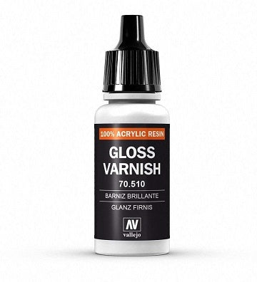 Vallejo : Auxiliary Permanent Gloss Varnish (17ml)