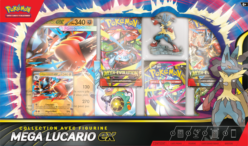Pokemon Mega Lucario EX Figure Collection (FR)