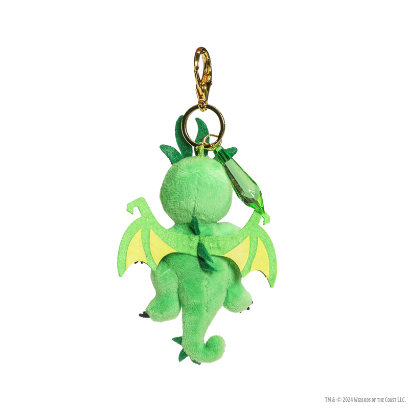 DND 3'' Plush Charms Gem Emerald Wyrmling
