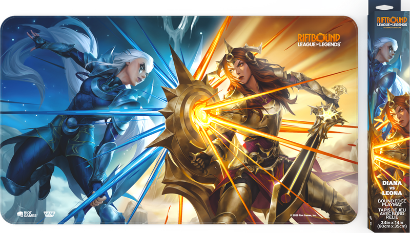 Riftbound League of Legends Vendetta Playmat - Diana vs Leona