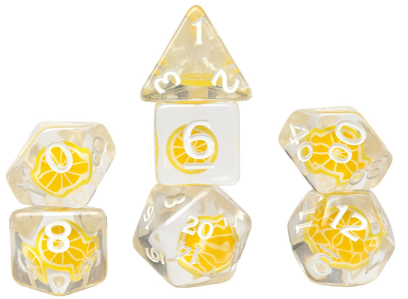 Sirius Dice: Fruit Slice Lemon 7-Die Set