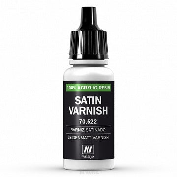 Vallejo : Auxiliary Permanent Satin Varnish (17ml)