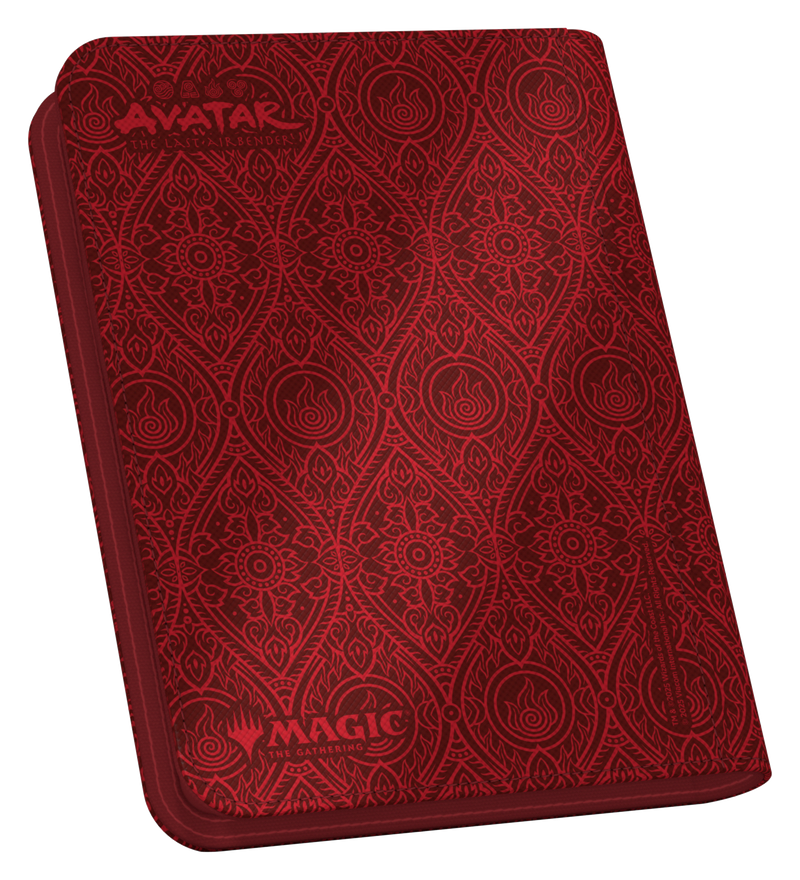 UG Zipfolio 160 Xenoskin MTG Avatar: The Last Airbender - Mana Symbol Red