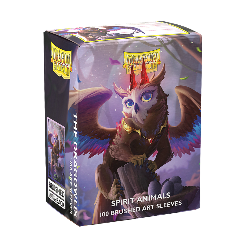 Dragon Shield Sleeves Brushed Art The Dragowlis 100ct