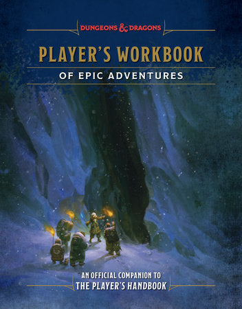 DND Player's Workbook of Epic Adventure Hardcover (Anglais)
