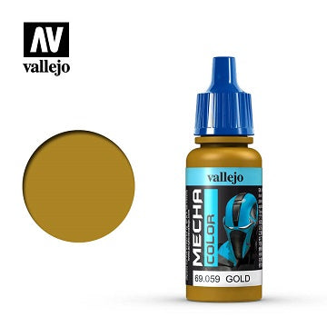 Vallejo Mecha Color: Metallic Gold (17ml)