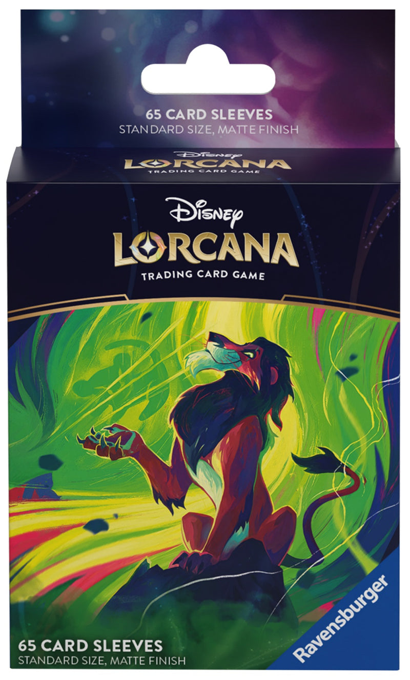 Disney Lorcana Card Sleeve Set 6 Scar (65ct)