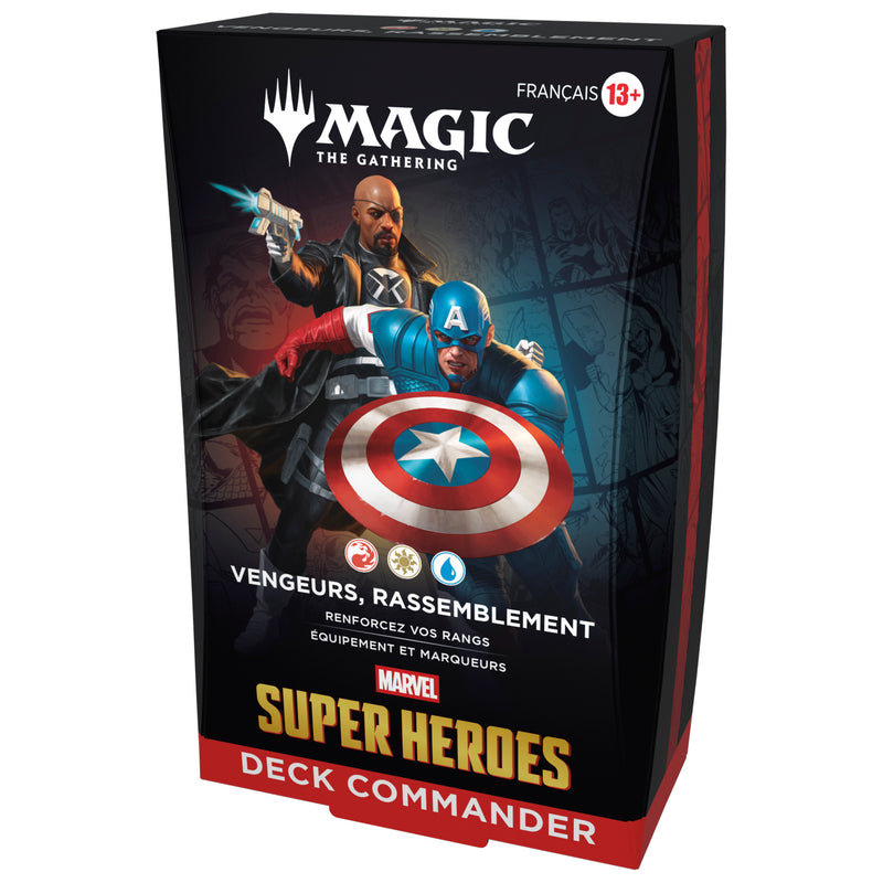 MTG Marvel Super Heroes Deck Commander Vengeurs, Rassemblement (FR) (2026-06-19)
