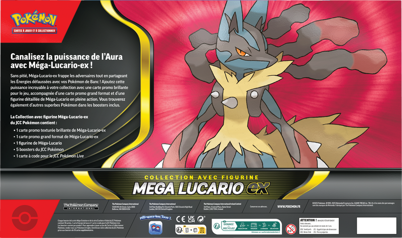 Pokemon Mega Lucario EX Figure Collection (FR)