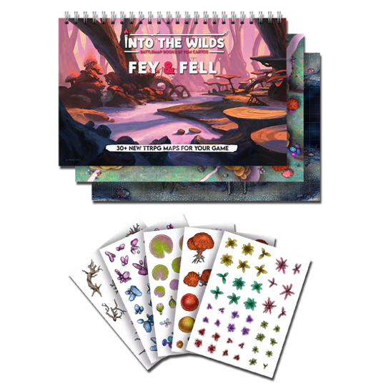 Into the Wilds Extraplanar Battlemap Books: Fey & Fell