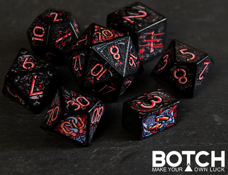 Botch Dice: 7-Die RPG Set - Dark Deities