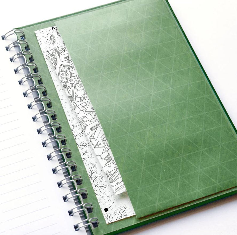 Roll & Play - Carnet de Quêtes pour Maître du Jeu de DnD Vert (Anglais)