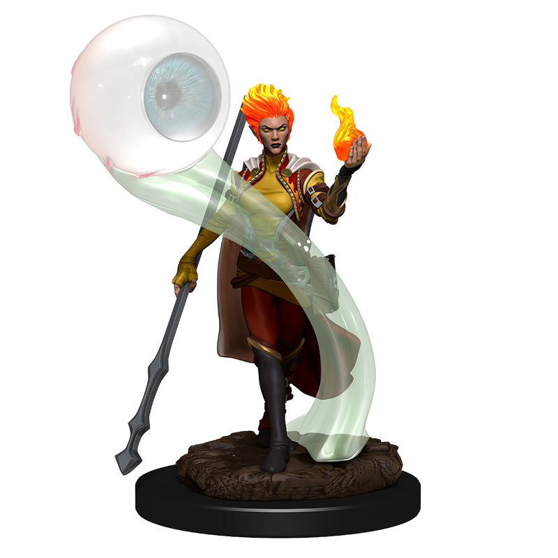 DND Icons of the Realms Fire Genasi Wizard Female Premium Figure
