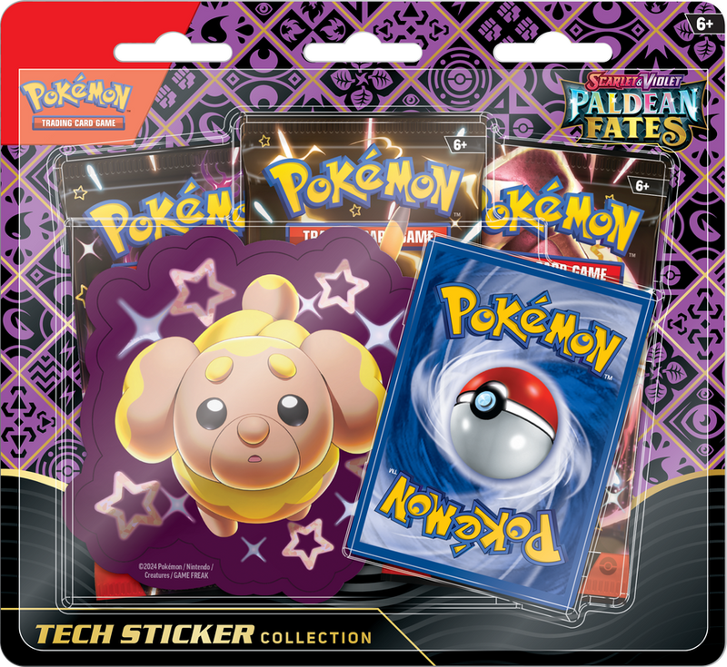 Pokemon SV4.5 Paldean Fates Tech Sticker Collection Fidough