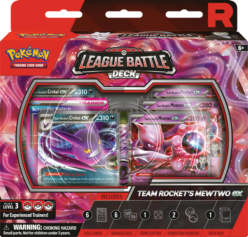 Pokemon League Battle Deck Team Rockets Mewtwo EX (12-12-25)