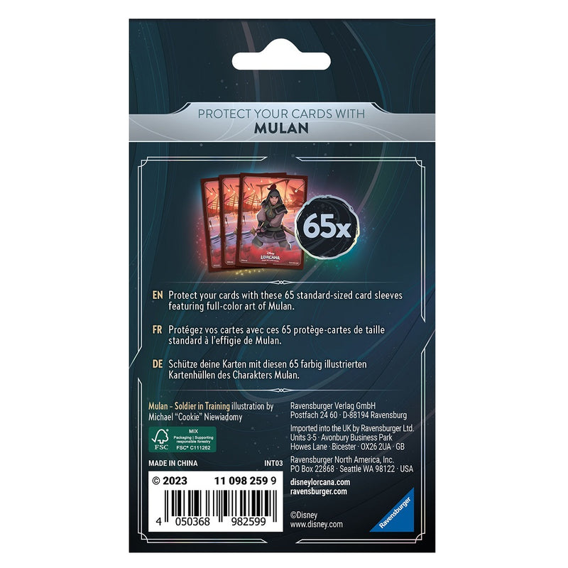 Disney Lorcana Card Sleeve Mulan 65CT
