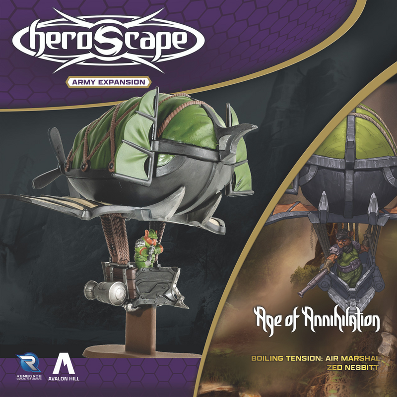 Heroscape -  Air Marshal Zed Nesbitt Army Expansion