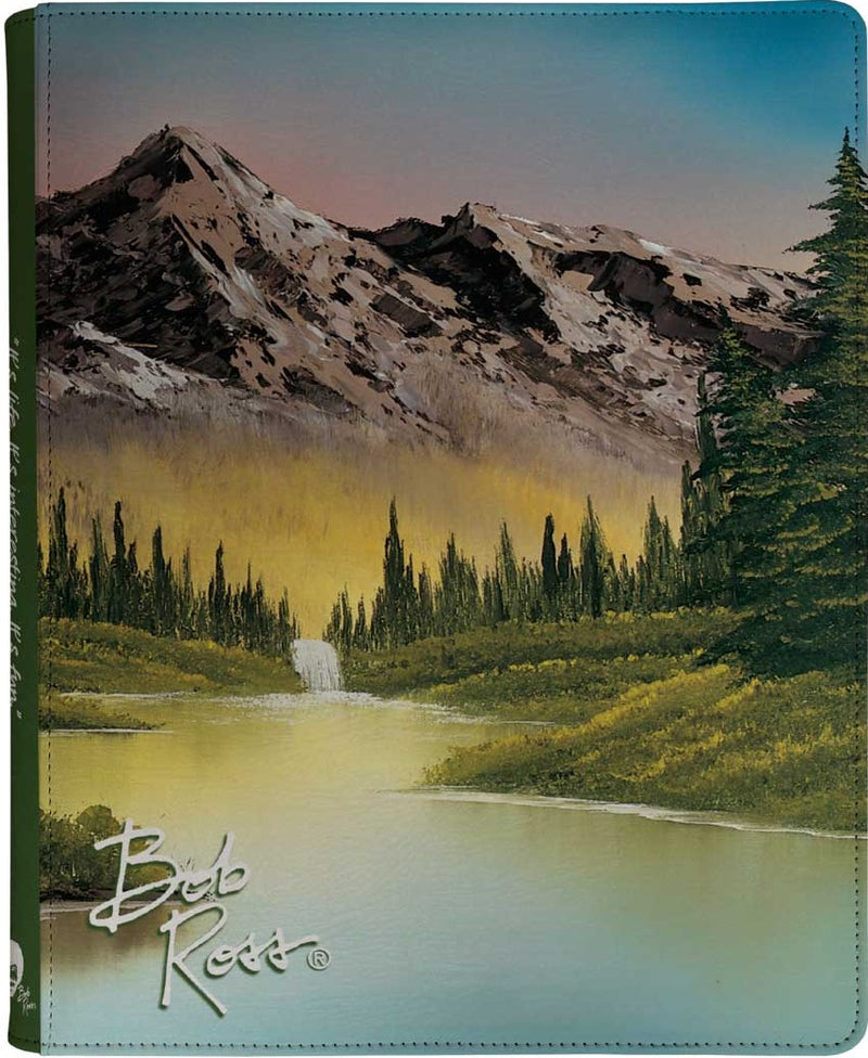 UP Zip Binder Pro 9pkt Bob Ross Mountain Retreat