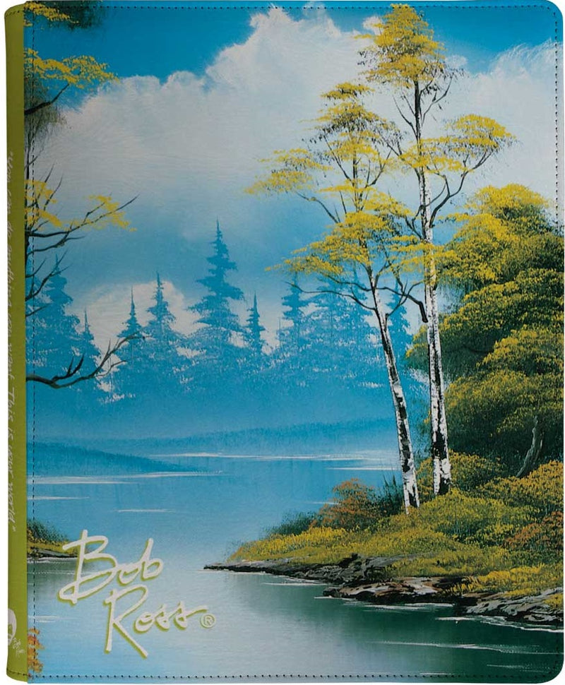 UP Zip Binder Pro 9pkt Bob Ross Lakeside Path