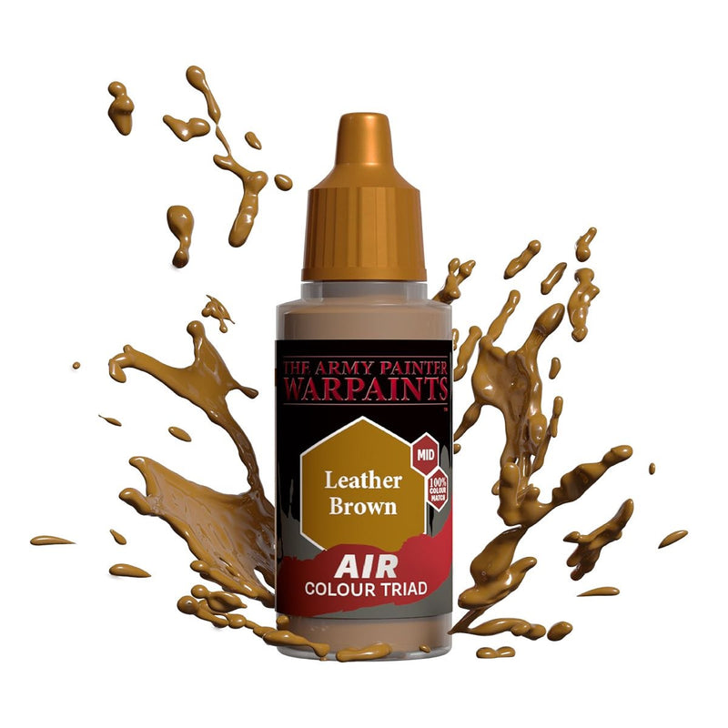 Army Painter - Warpaints Air : Acrylique Air Cuir Marron (18ml)