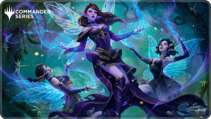UP Playmat MTG Commander Series Alela Stiched