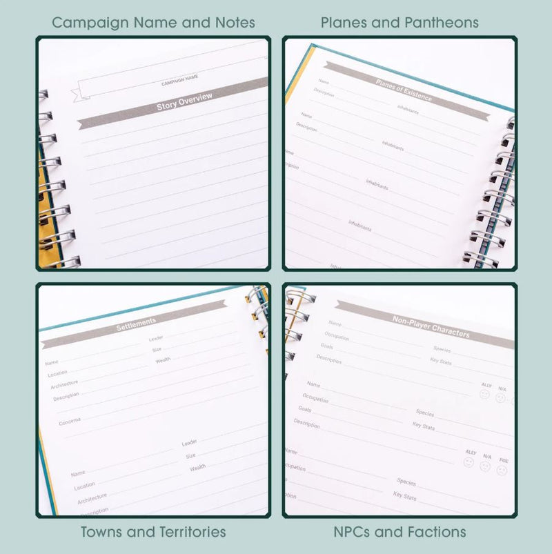 Roll & Play - Carnet de Quêtes du Maître de Jeu (Anglais)