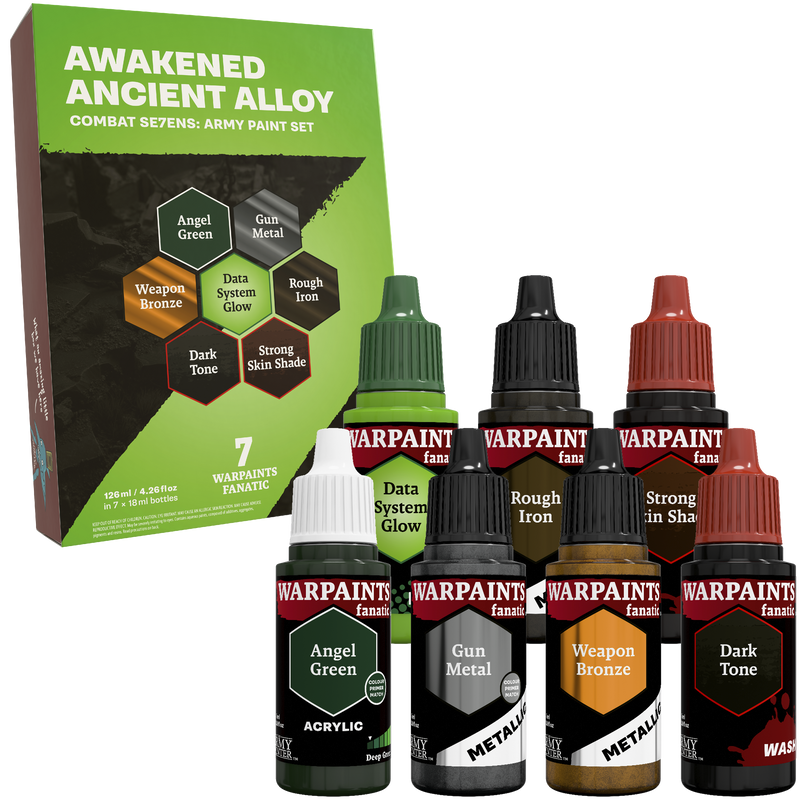 Army Painter - Combat Se7ens: Awakened Ancient Alloy Paint Set