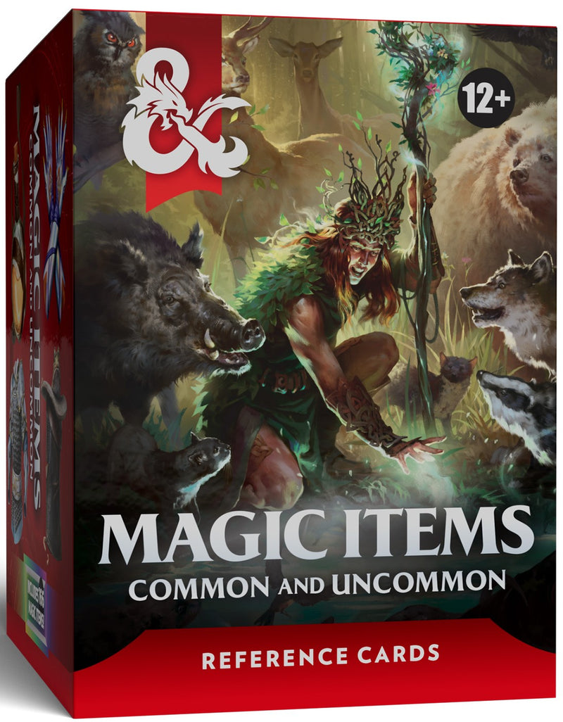 DND RPG Reference Cards Magic Items Common and Uncommon (EN)