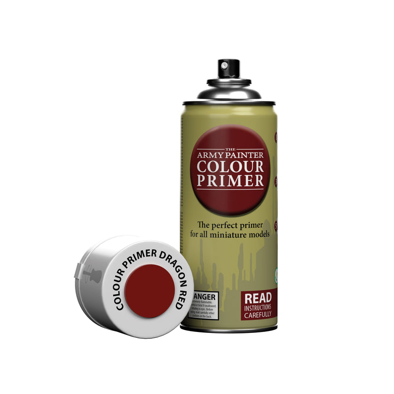 Army Painter - Colour Primer: Dragon Red Spray (400ml) (Can't be shipped)