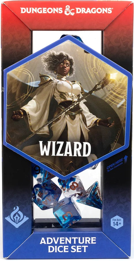 DND Adventure Dice Wizard : Bleu