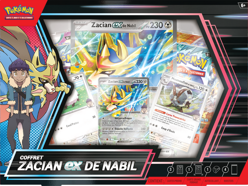 Pokemon Coffret Zacian Ex de Nabil (French)