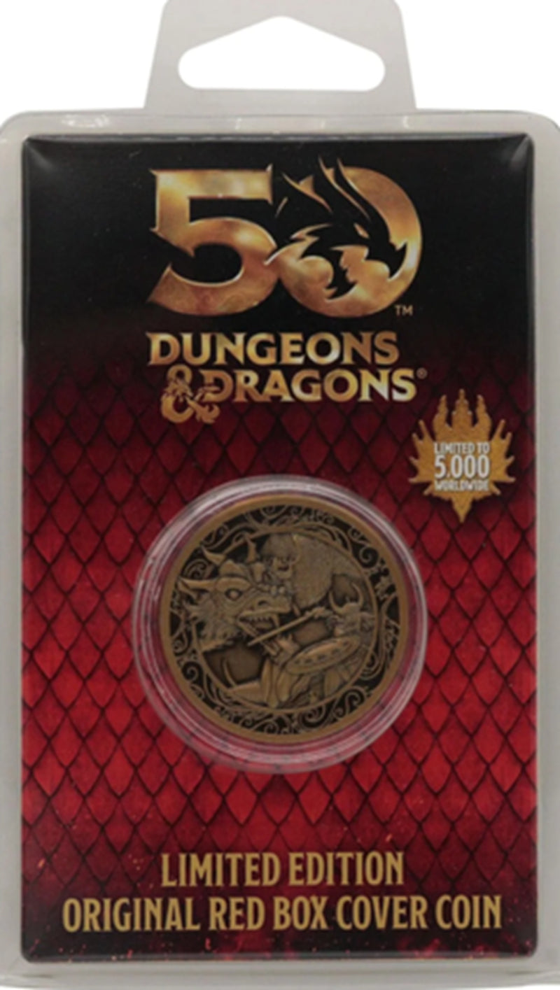 DND 50th Anniversary Antique Gold Coin Replica