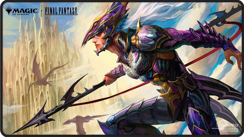 UP Playmat MTG Universes Beyond Final Fantasy Black Stitched Premium X
