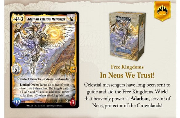Warlord: Saga of the Storm CCG Into the Accordlands Starter Deck Set of 6