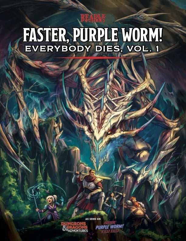 DND Adventures: Faster, Purple Worm! Vol. 1 Hardcover (EN)