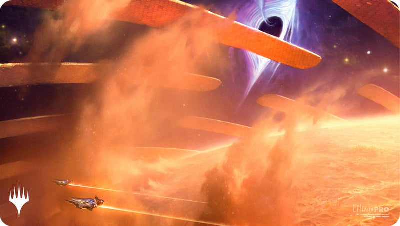 UP Tapis de Jeu MTG Aux Portes des Éternités Terre Mythique Blanc