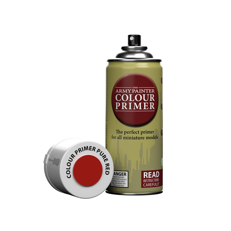 Army Painter - Colour Primer: Pure Red Spray (400ml) (Can't be shipped)