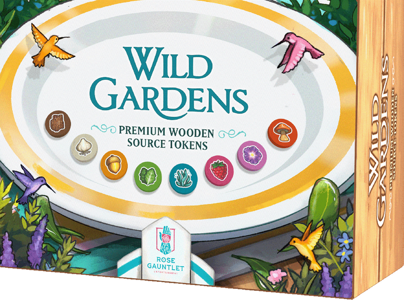 Wild Gardens Premium Wooden Source Token Pack (en anglais)