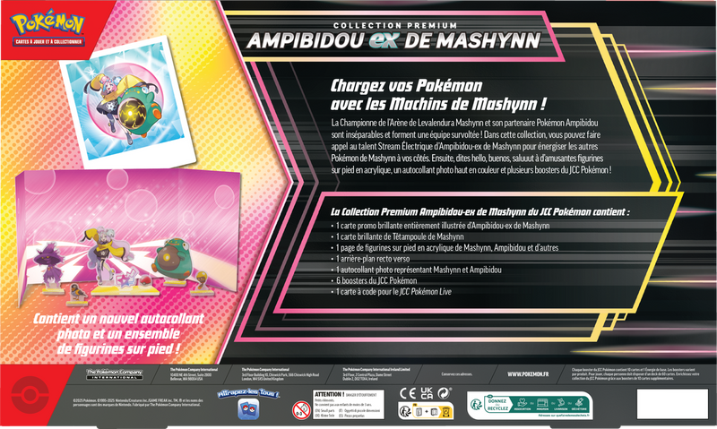Pokemon Coffret Ampibidou ex de Mashynn Collection Premium (FR)